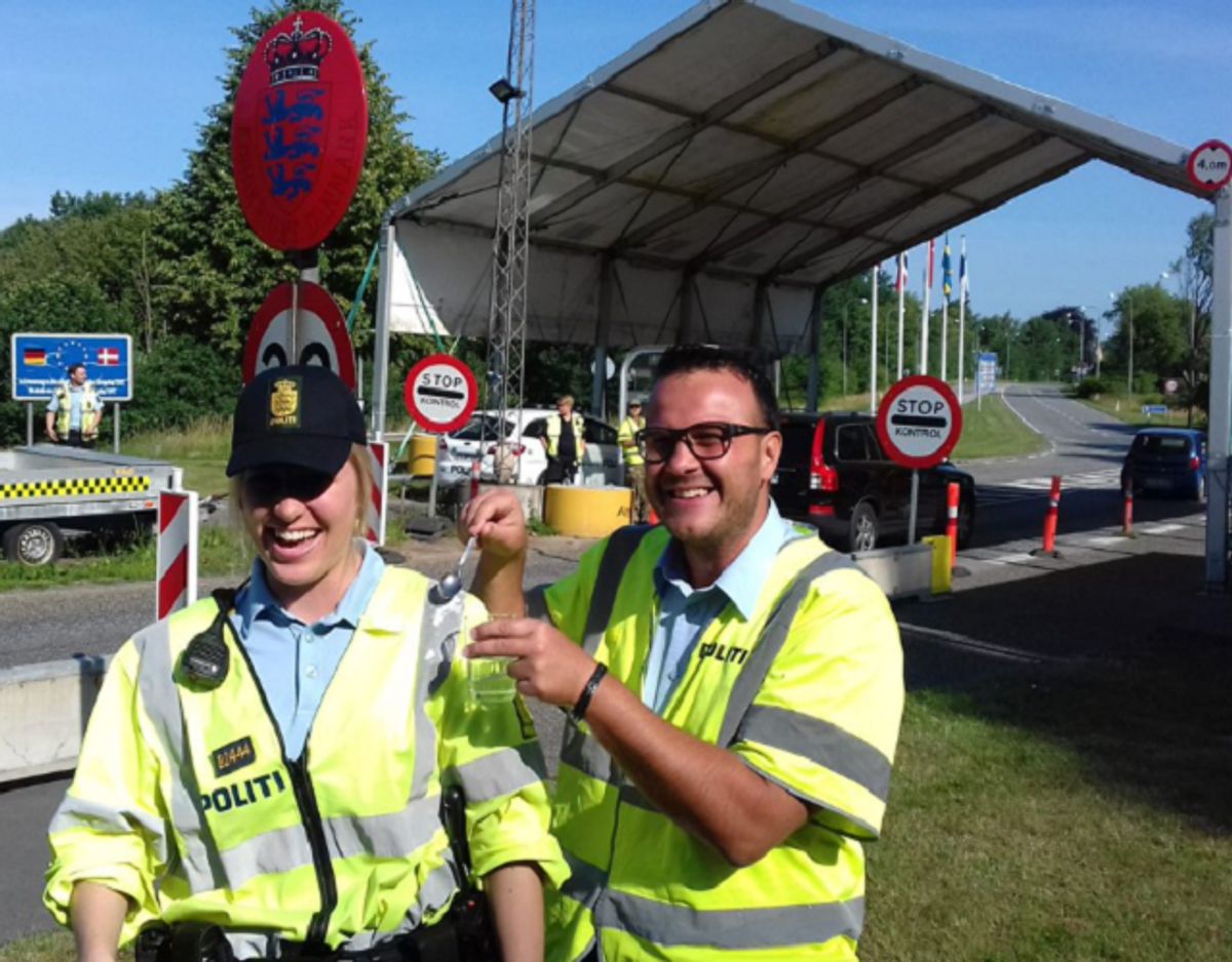 Hyggeligt ser det ud – og velduftende, åbenbart. Foto: Syd- og Sønderjyllands Politi.