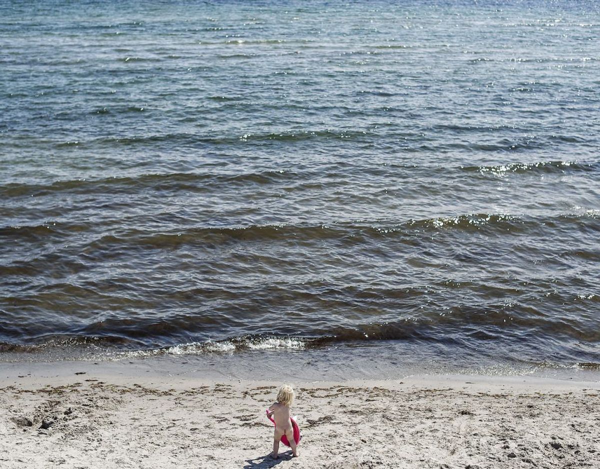 DMI skriver i sin månedsprognose følgende:
“I uge 27 antyder prognoserne, at højtrykket ligger lige nordvest eller nord for landet. I så fald får vi vinden fra øst og overvejende tørt, varmt samt ret solrigt vejr. Dog er der en lille risiko for byger, måske med hagl og torden. Ugen ender med temperaturer noget over normalen, mens nedbørsmængderne fortsat ligger noget under normalen.” Foto: Scanpix