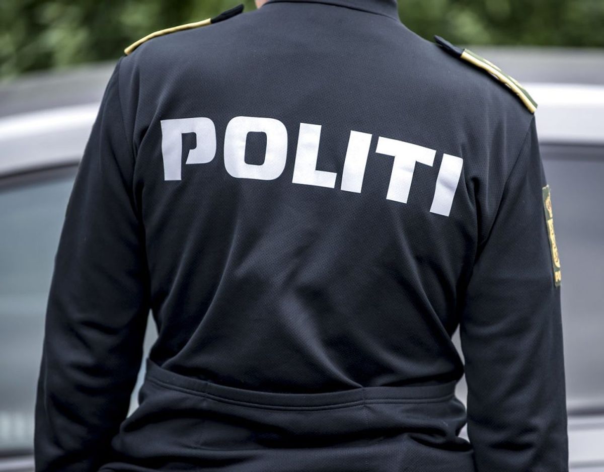 Den anholdte vil onsdag komme for en dommer i et grundlovsforhør. Foto: Mads Claus Rasmussen/Ritzau Scanpix