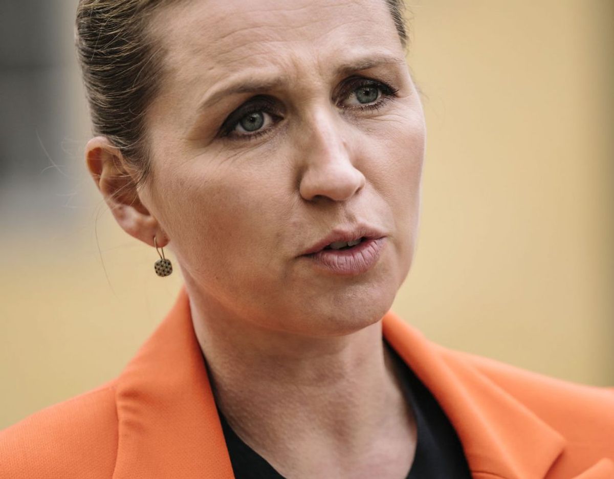 Ja, det var selvfølgelig Danmarks statsminister, Mette Frederiksen (S). Foto: Emil Helms/Ritzau Scanpix