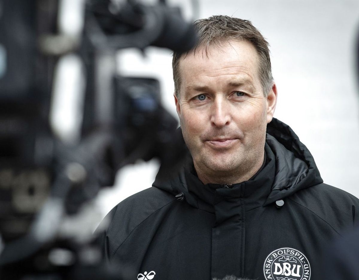 Det er den danske fodboldlandstræner Kasper Hjulmand. Foto: Bo Amstrup/Scanpix