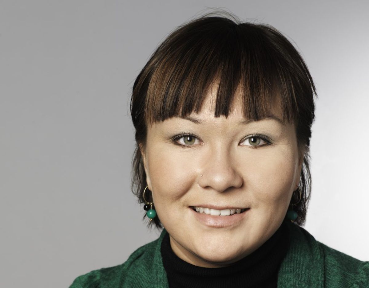 Juliane Henningsen var 23 år, 3 måneder og 14 dage gammel, da hun blev valgt til Folketinget for Inuit Ataqatigiit den 13. november 2007. Foto: Folketinget.