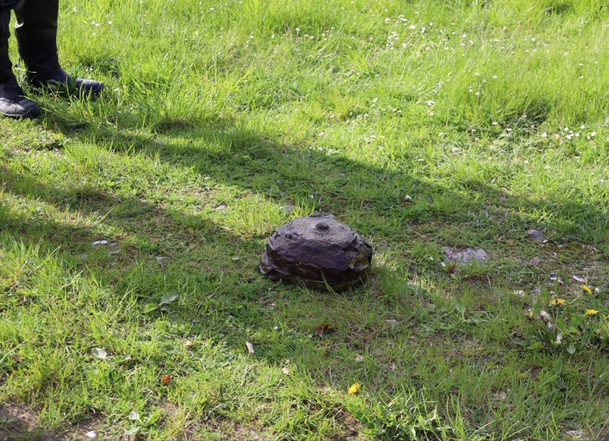 Her er betonminen. Foto: Presse-fotos.dk