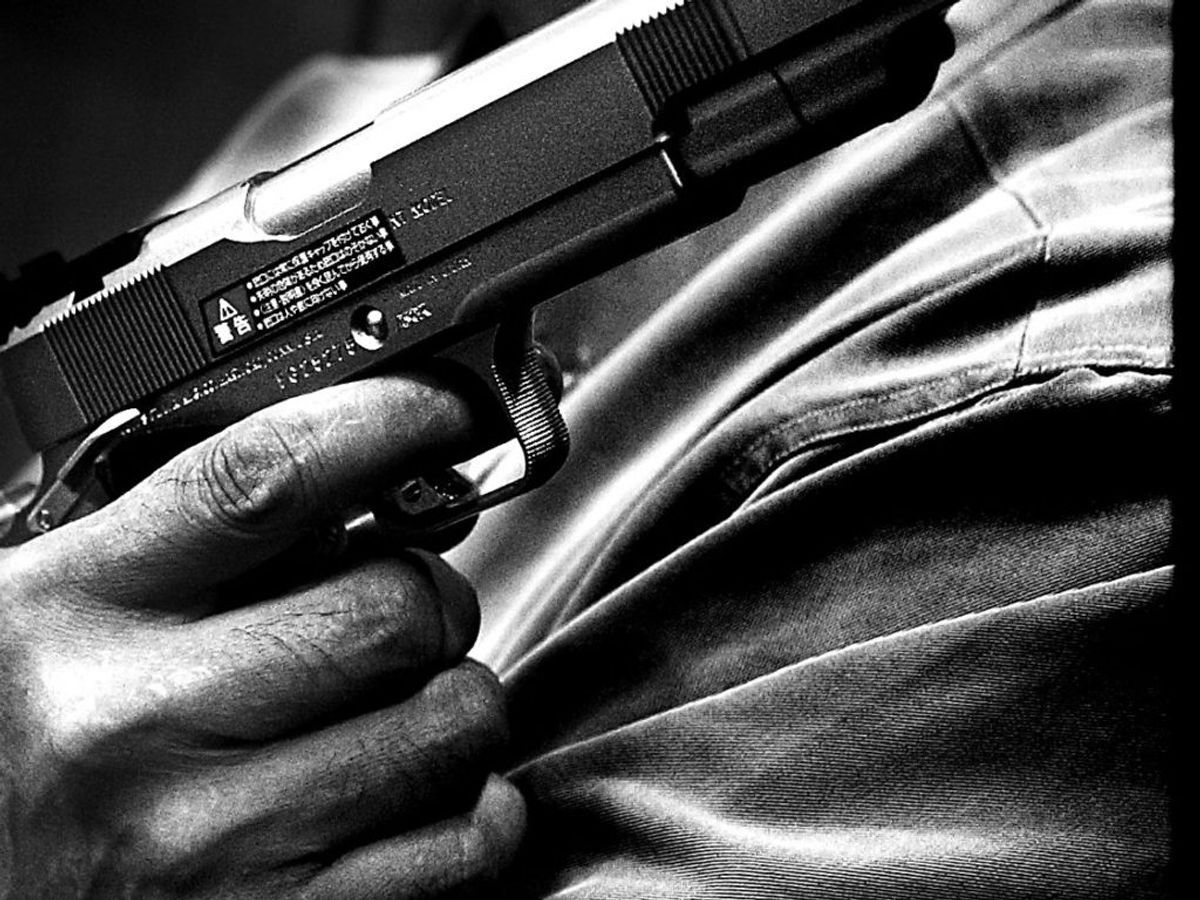 Der blev torsdag skudt efter flere personer med en hardball-pistol. Arkivfoto: Linda Kastrup/Ritzau Scanpix