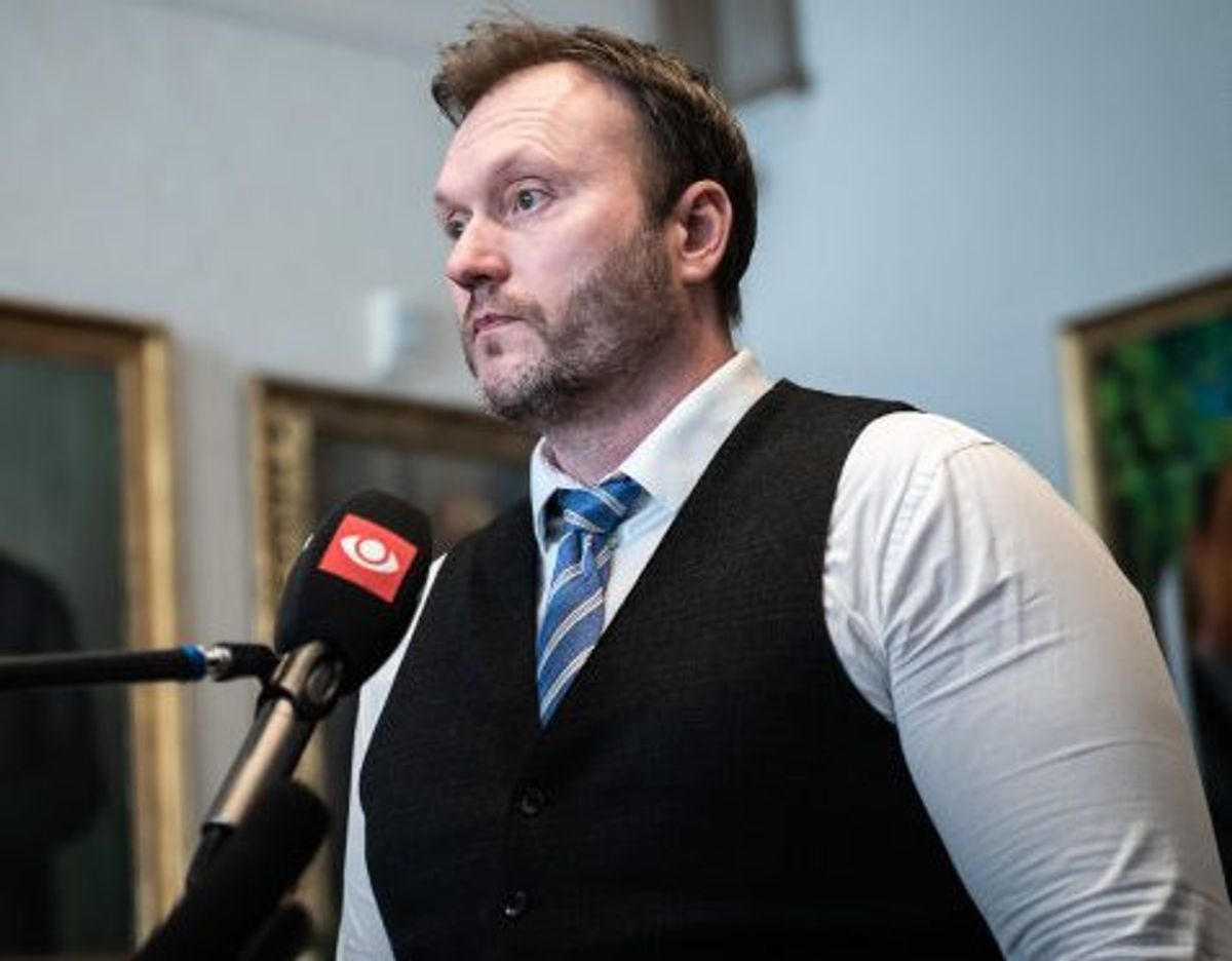 Lars Boje Mathiesen (NB) er ifølge Berlingske misbrugt i en misvisende anti-coronakampagne. Foto: Emil Helms/Scanpix
