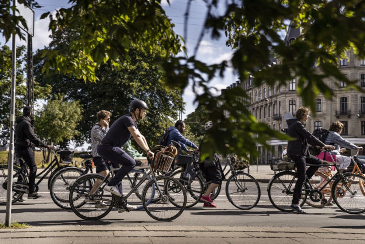 I perioden 2015 til 2019 er 350-400 cyklister årligt kommet alvorligt til skade eller blevet dræbt i et kryds. Det viser tal fra Rådet for Sikker Trafik. (Genrefoto) Foto: Thomas Lekfeldt/Scanpix