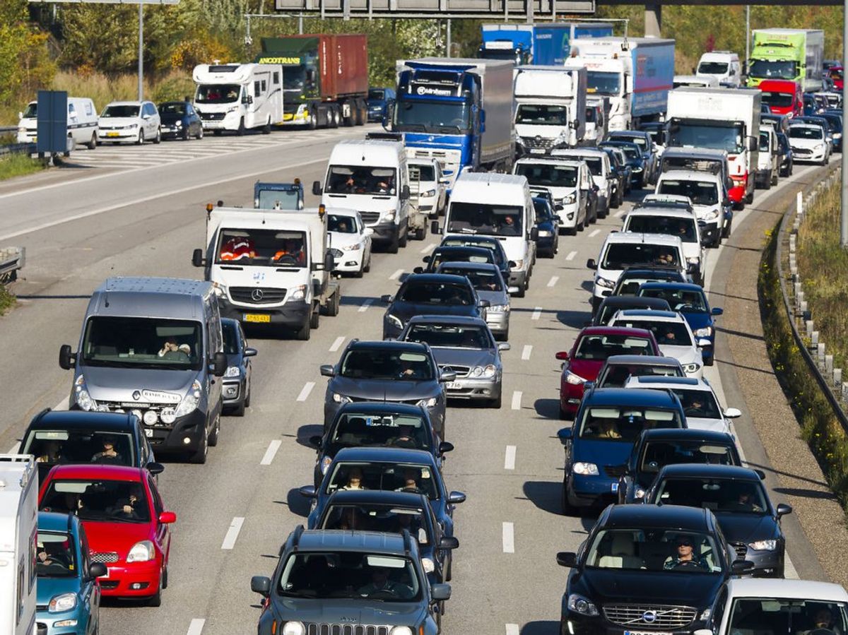 Der forventes øget trafik på vejen i forbindelse med ferien. Foto: Torben Klint/Scanpix