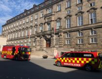 Brandalarm på Christiansborg