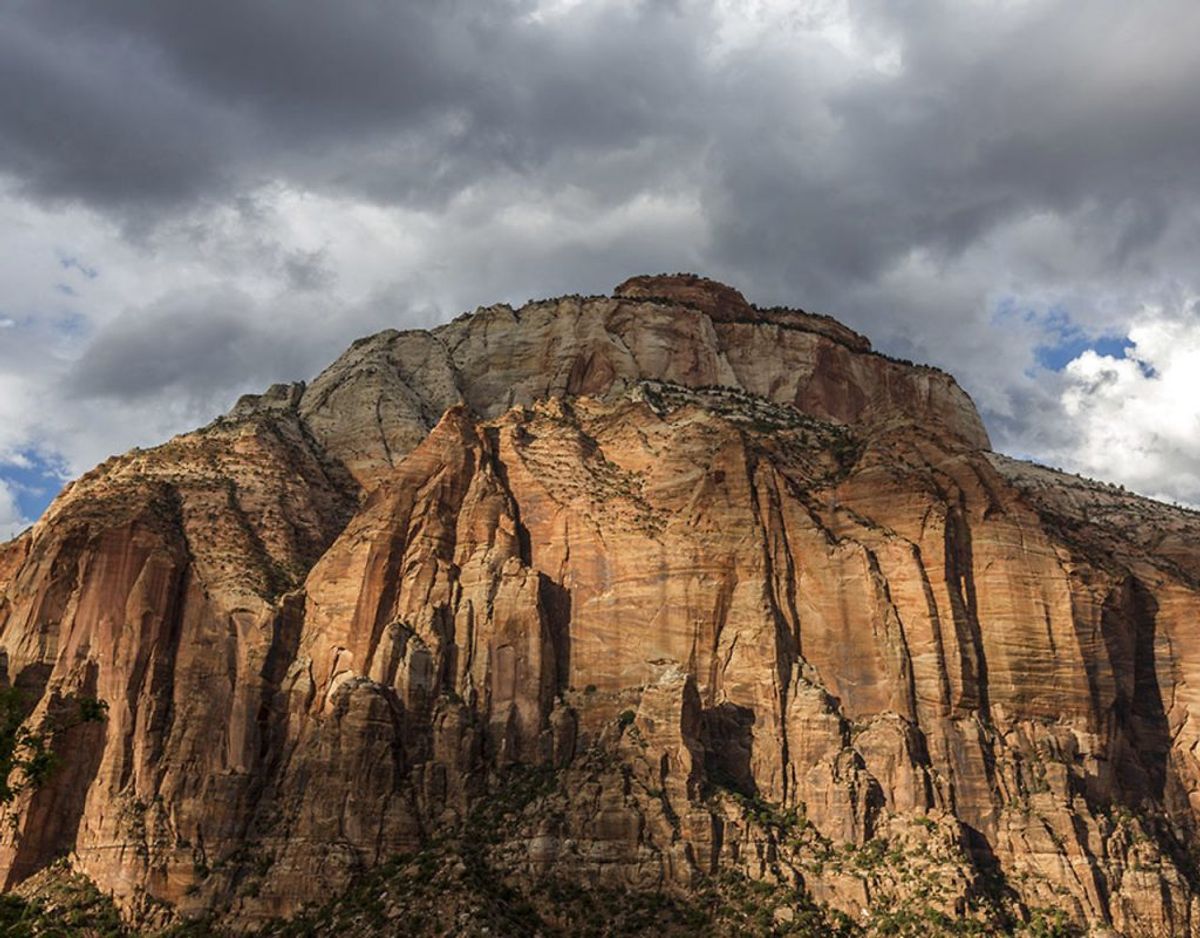 Kvinden styrtede ned i Zion National Park. Foto: Clickalps/Masterfile/Ritzau Scanpix