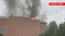 Brand får bygning evakueret
