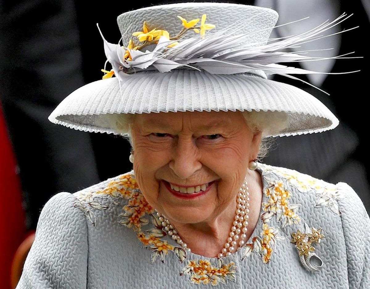 Dronningen skulle angiveligt have parkeret alle stridigheder med Harry og Meghan for i stedet at glæde sig blot over igen at være blevet oldemor. Foto: Scanpix/Adrian DENNIS / AFP