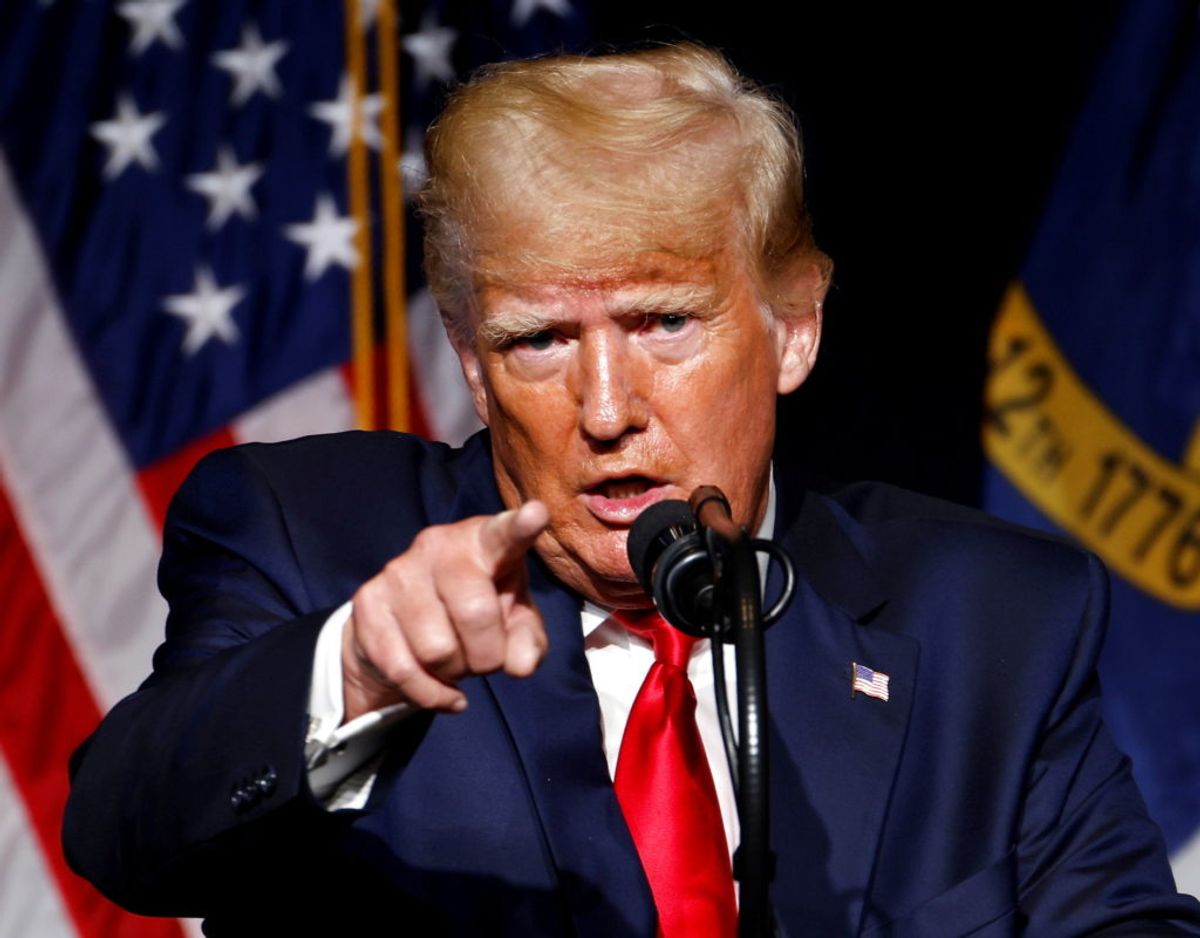 Mandag fylder Donald Trump 75 år. Den tidligere præsident har penge nok. Alligevel kan han ikke beslutte, om karrieren som politiker skal slutte. Foto: Jonathan Drake/REUTERS