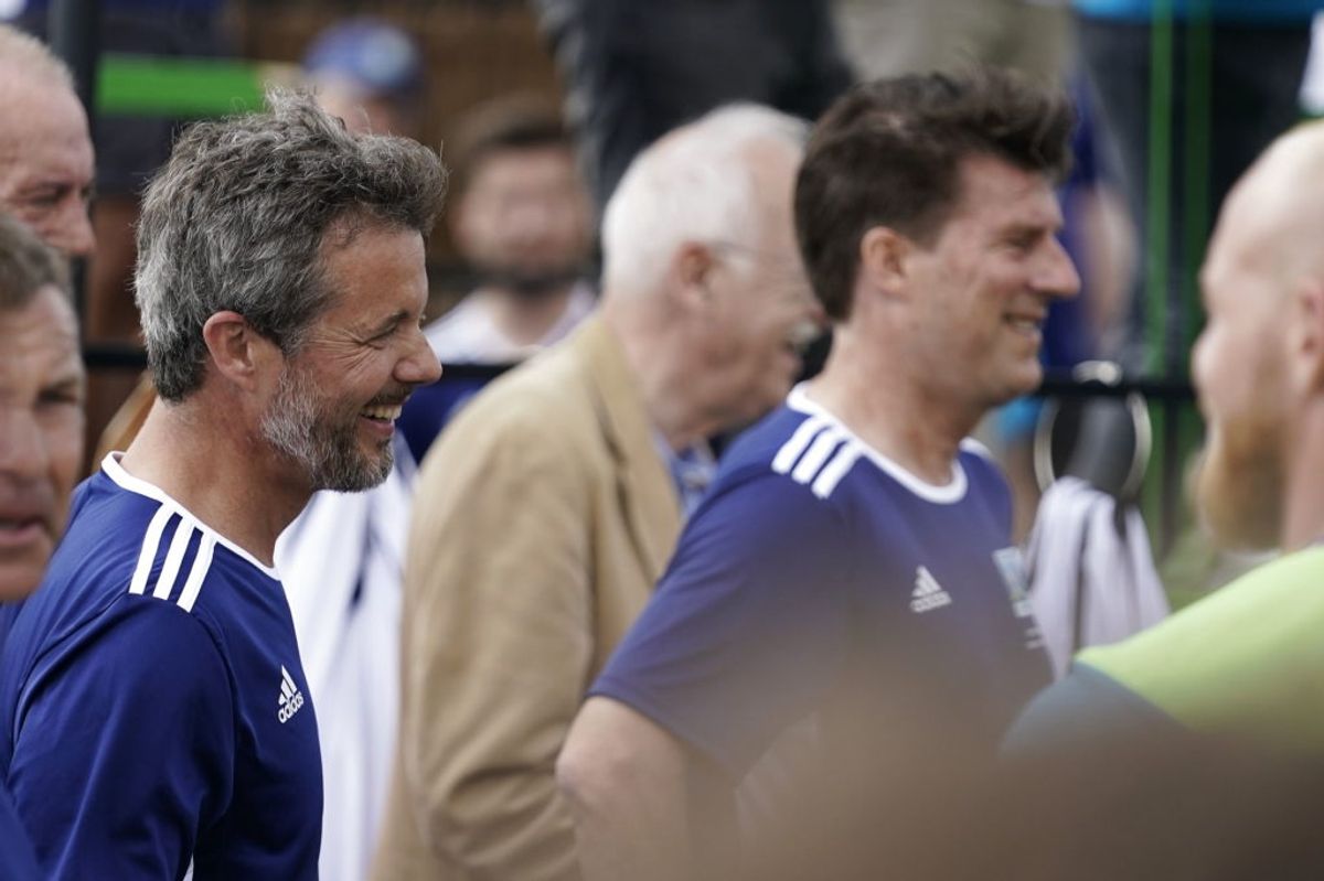 Kronprins Frederik deltager i åbningen af fanzonen “Football Village” på Ofelia Plads i København, fredag den 11. juni 2021. Ofelia Plads danner i forbindelse med Europamesterskabet i fodbold, UEFA EURO 2020, rammen om fanzonen ‘Football Village’.