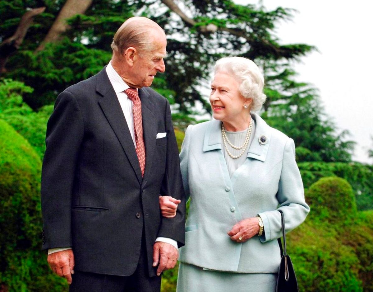 Prins Philip og dronning Elizabeth nåede at være gift i næsten 73 år. Foto: Scanpix/REUTERS/Fiona Hanson/Pool