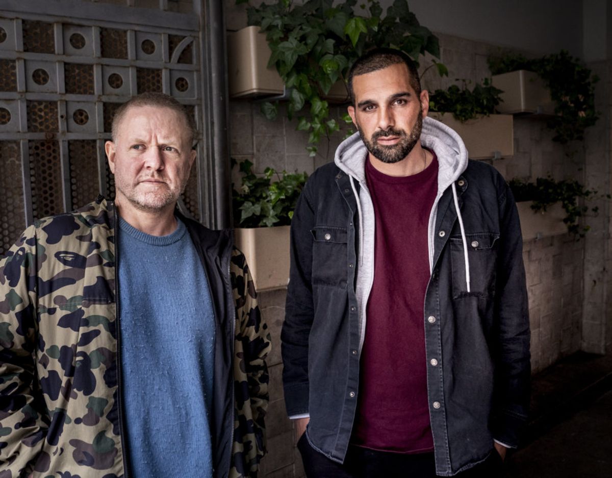 Anders Matthesen og Zaki Youssef medvirker i den nye Afdeling Q-film, “Marco Effekten”. – Foto: Liselotte Sabroe/Ritzau Scanpix