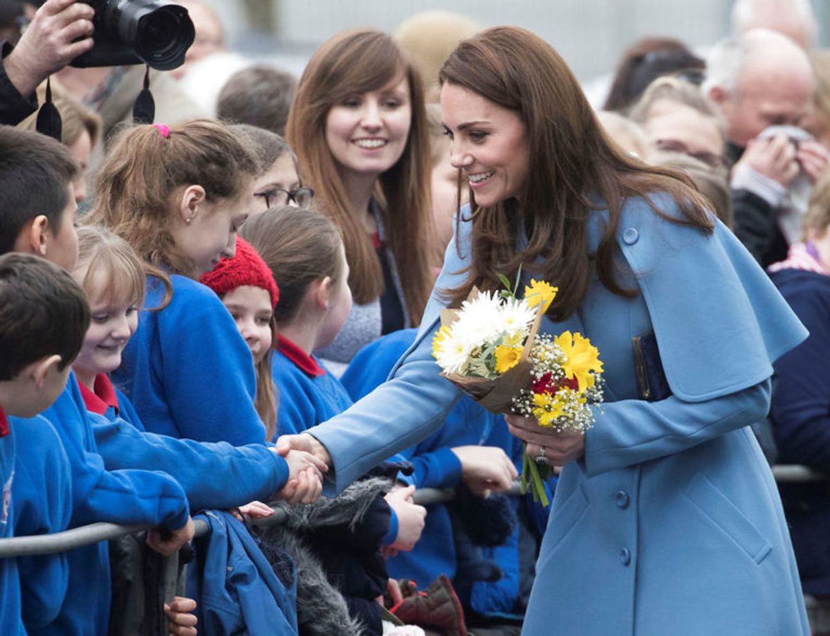 Hertuginde Kate er 178 centimeter og blandt de højeste kvinder i kongehuset. Foto: Scanpix