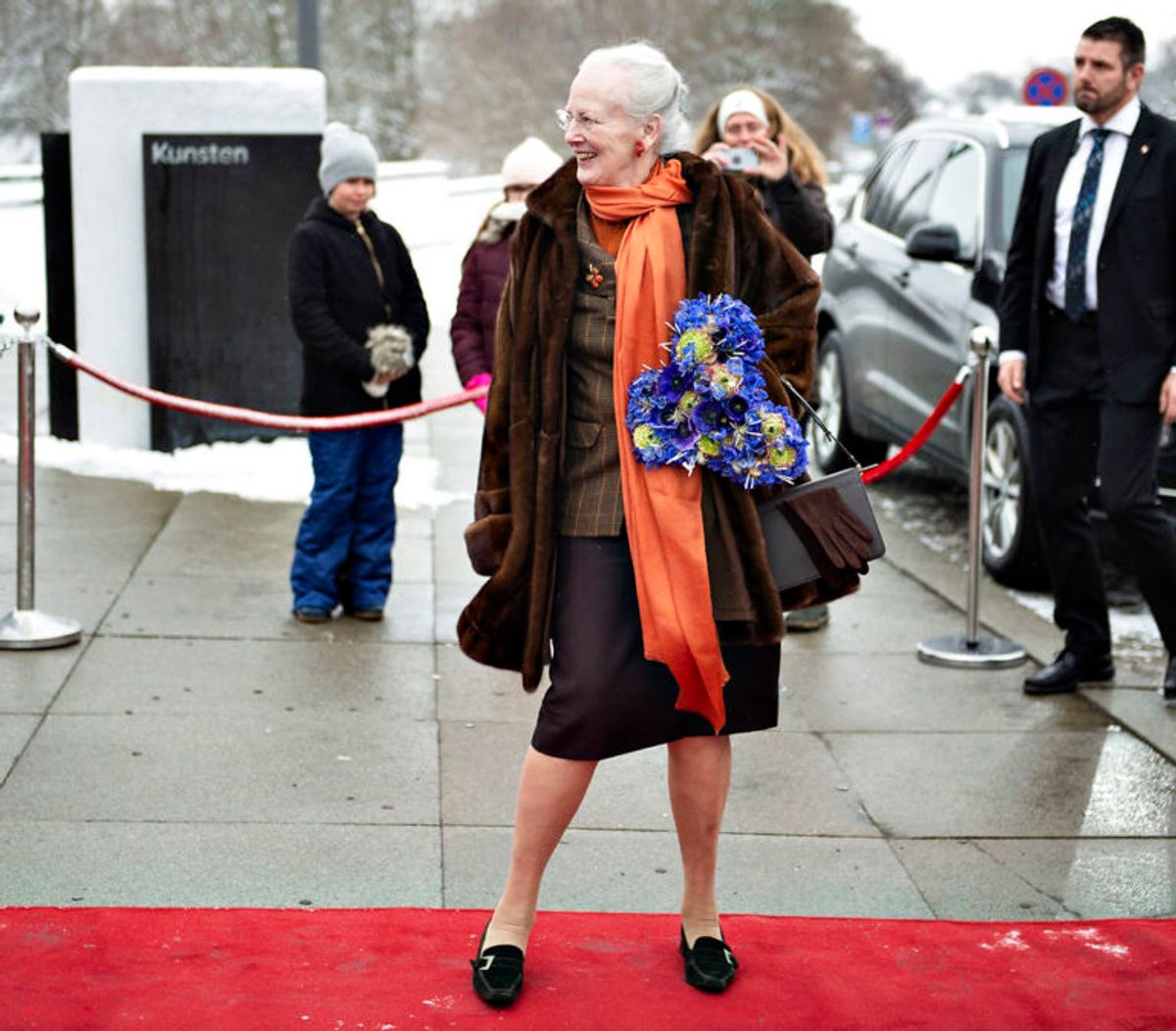 Dronning Margrethe er 182 centimeter høj – og dermed en af de højeste kvinder. Foto: Scanpix