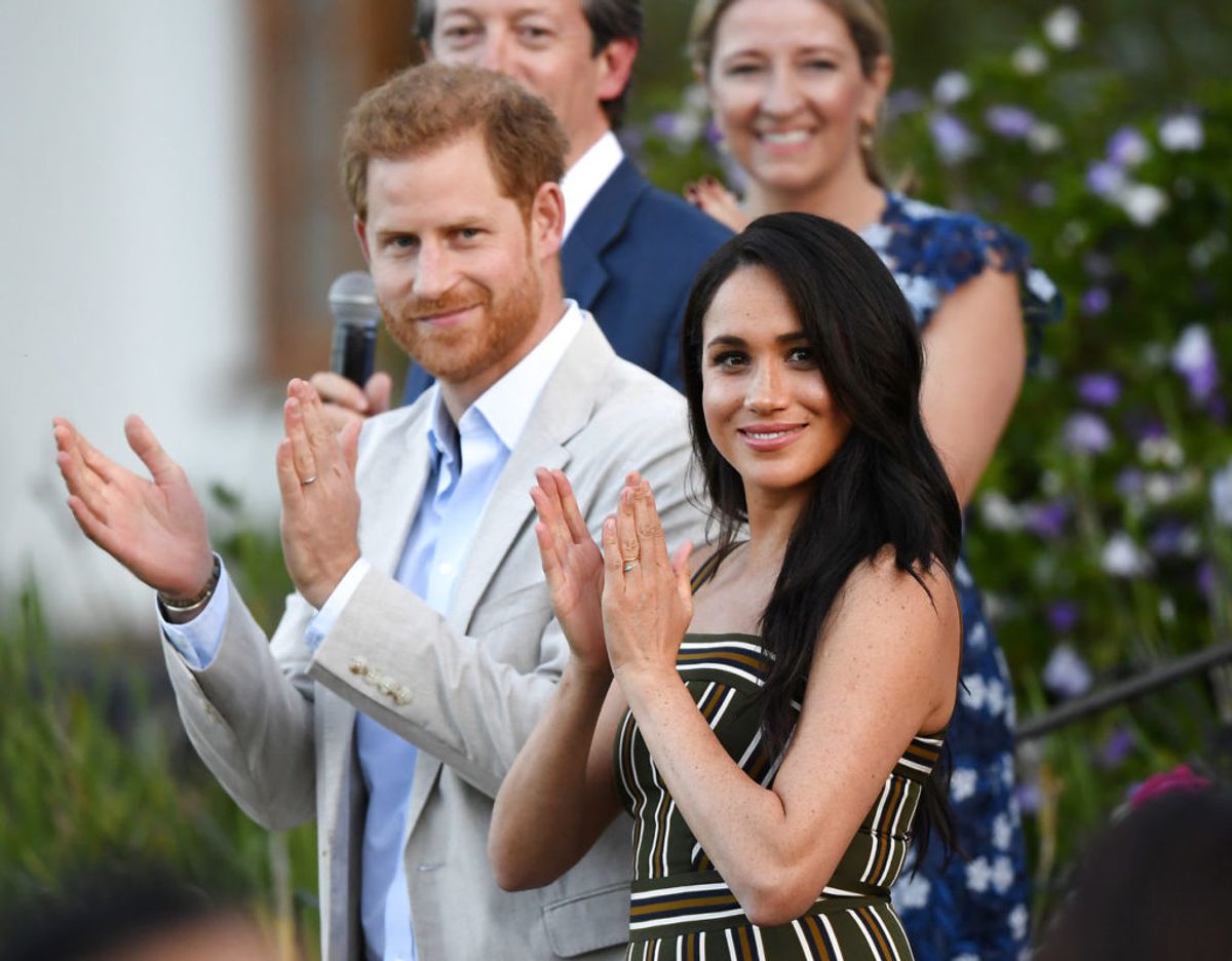 Ifølge den royale ekspert og forfatter Angela Levin er Harry og Meghan besaate af global opmærksomhed. Foto: Scanpix/Facundo Arrizabalaga/Pool via REUTERS