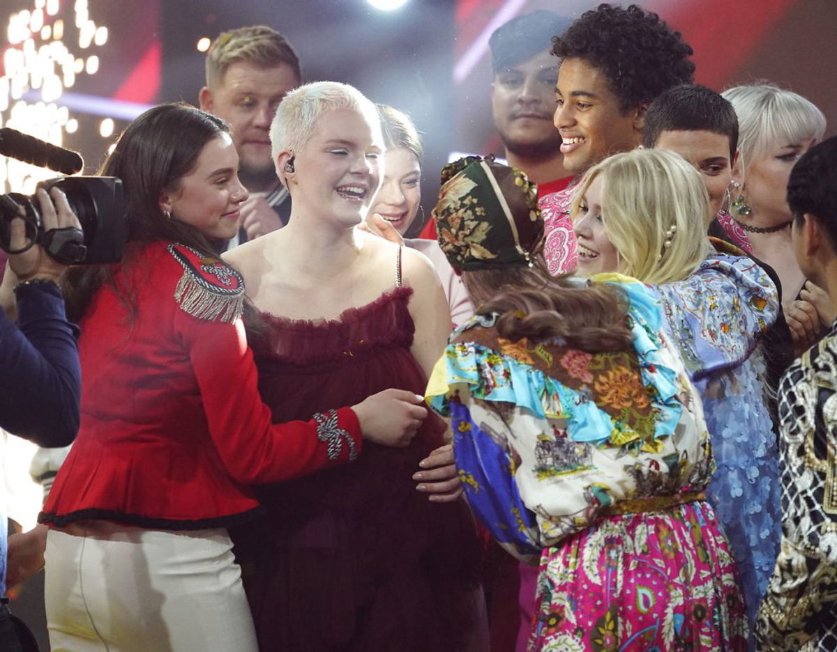 Solveig Mølle Lindelof fra Hvidovre i København er fredag aften udråbt som vinder af årets ”X Factor”. Foto: Martin Sylvest/Ritzau Scanpix