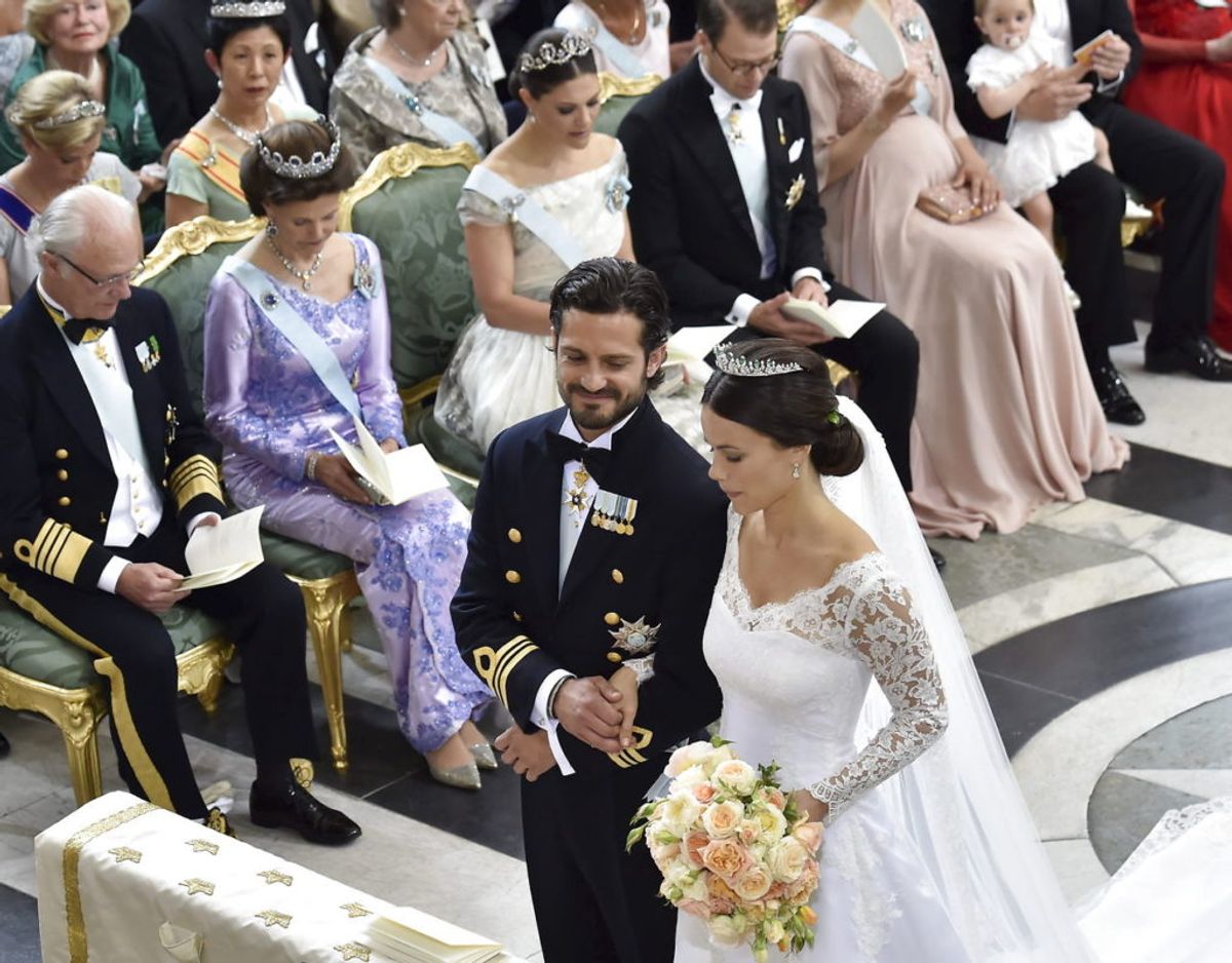 Fra prins Carl Philips og Sofias bryllup den 13. juni 2015. Foto: Scanpix/REUTERS/Jonas Ekstromer/TT News Agency