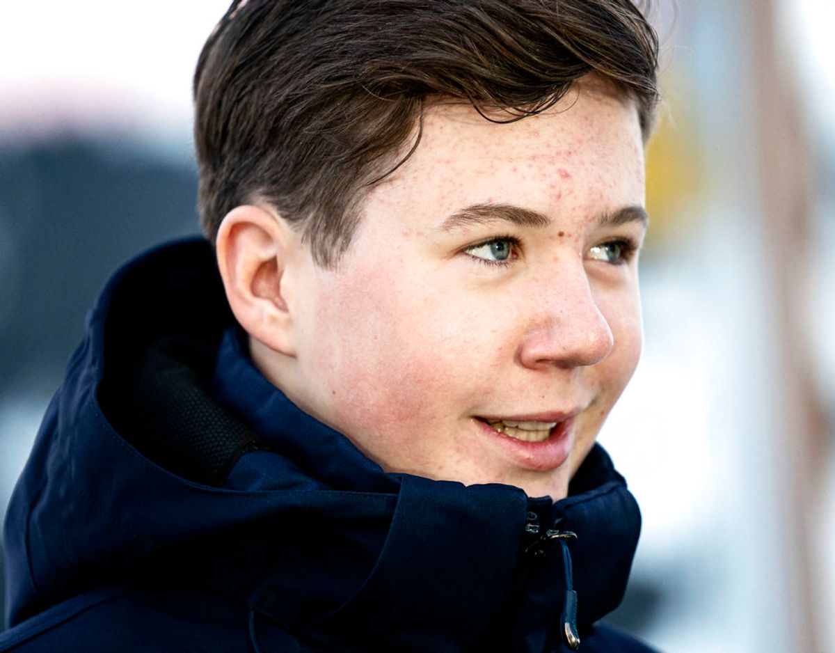 Prins Christian . Pressefotografering af Kronprinsfamilien i forbindelse med børnenes skolestart på Lemania-Verbier International School i Verbier, Schweiz, mandag den 6. januar 2020. Kronprinsparret blev i går, søndag den 6. december 2020, orienteret om et lokalt smitteudbrud af COVID-19 på Tranegårdskolen i Hellerup. Prins Christian er efterfølgende testet positiv for COVID-19. . (Foto: Ida Guldbæk Arentsen/Ritzau Scanpix)