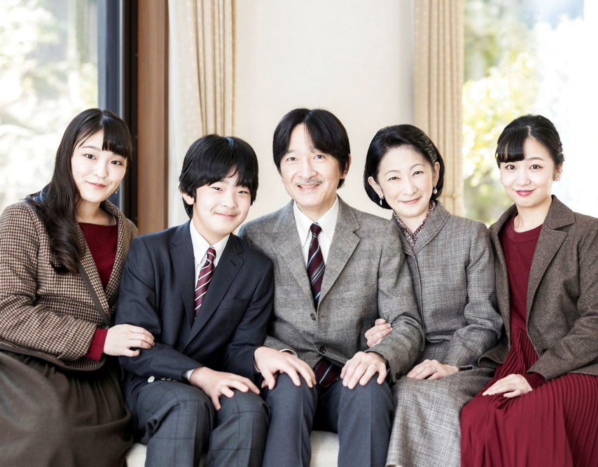 Den japanske kronprinsfamilie. Klik videre for flere billeder. Foto: Scanpix/Imperial Household Agency of Japan/Handout via REUTERS