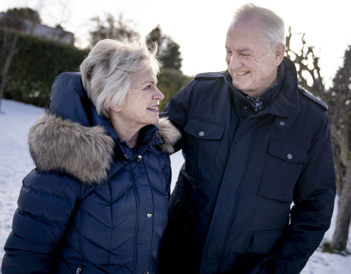 For Keld Heick er det skrækkeligt at tænke på, at han en dag mister sin Hilda. Foto: Liselotte Sabroe/Ritzau Scanpix