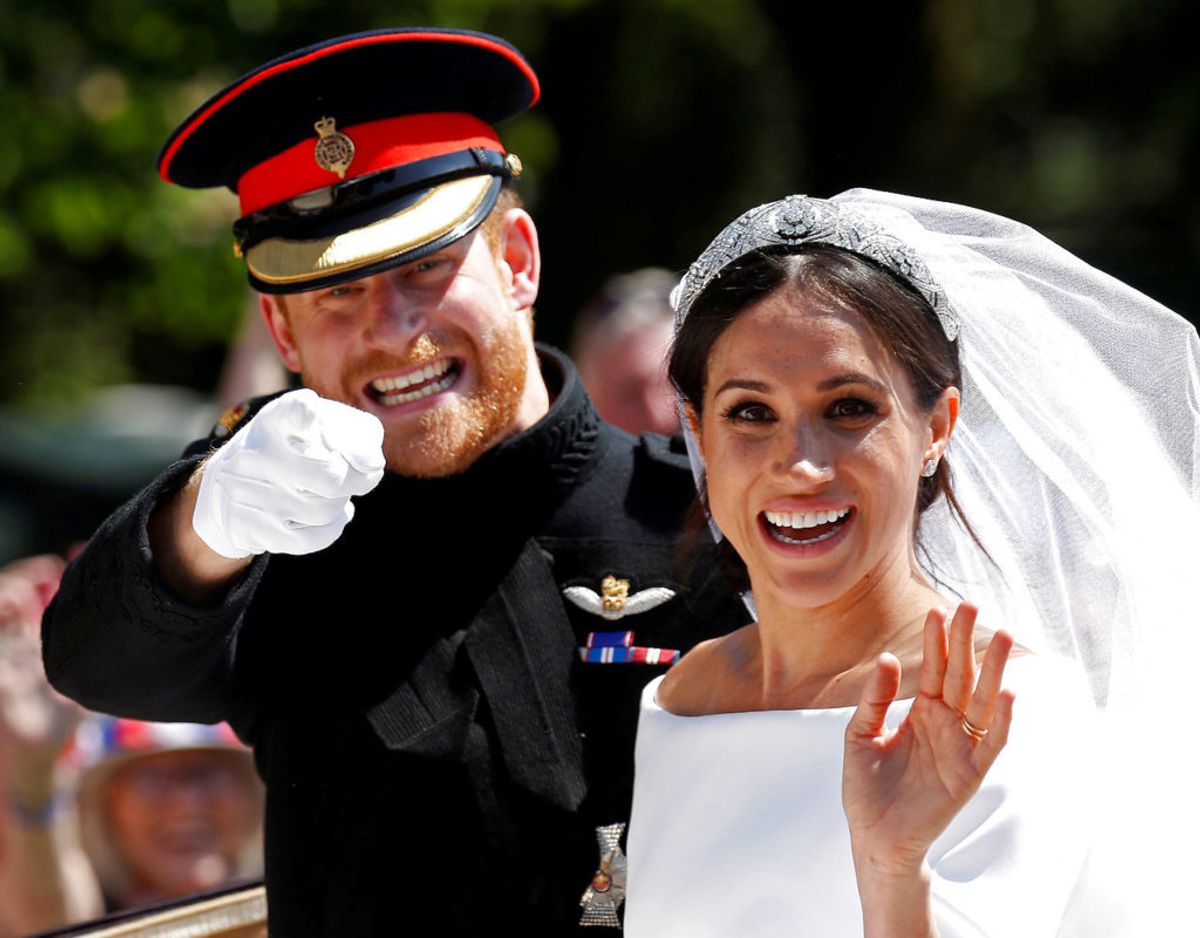 Harry og Meghan blev gift ved et storslået bryllup den 19. maj 2018. Klik videre for flere billeder. Foto: Scanpix/REUTERS/Damir Sagolj/File Photo