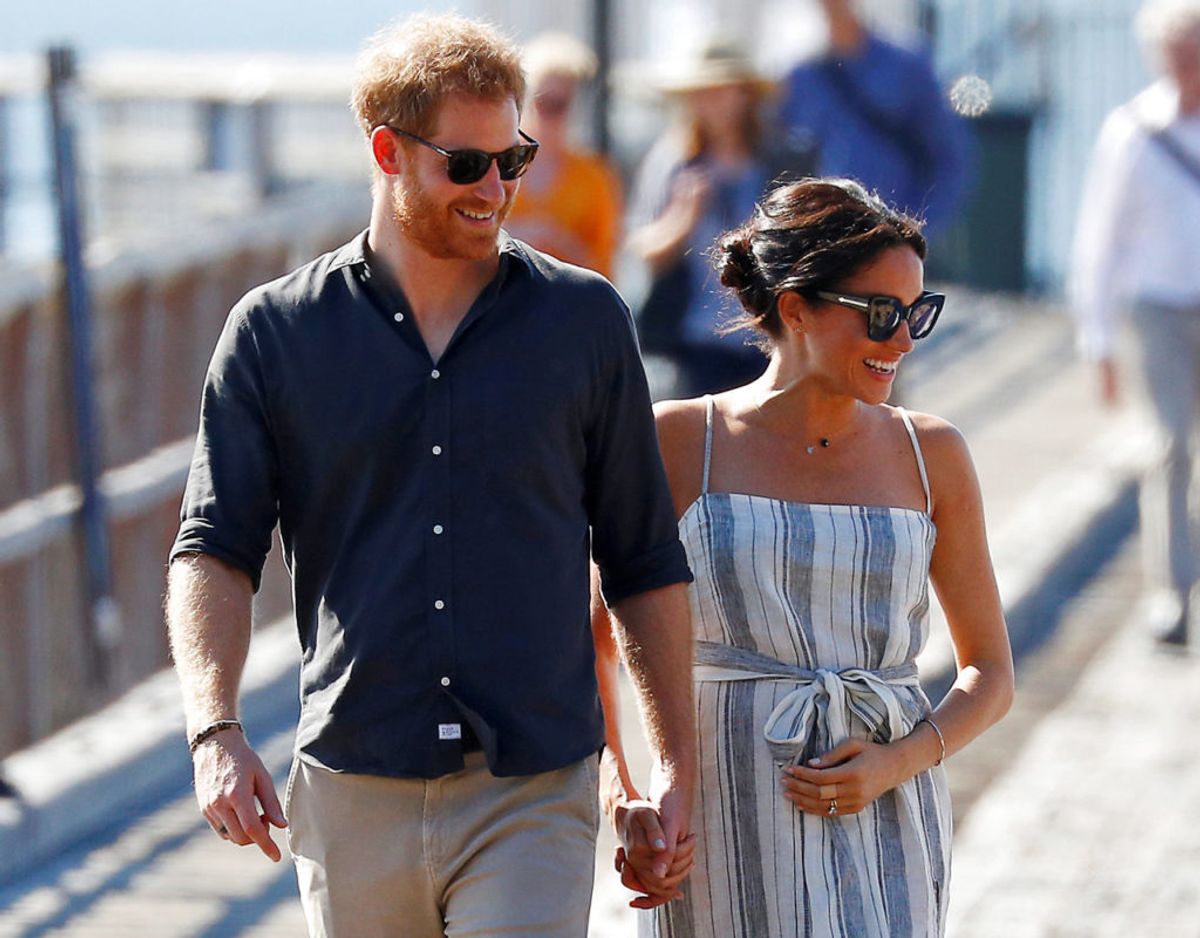 Den 31. marts er det præcis ét år siden, Harry og Meghan officielt trak sig som fremtrædende medlemmer af den britiske kongefamilie. Foto: Scanpix/REUTERS/Phil Noble/File Photo