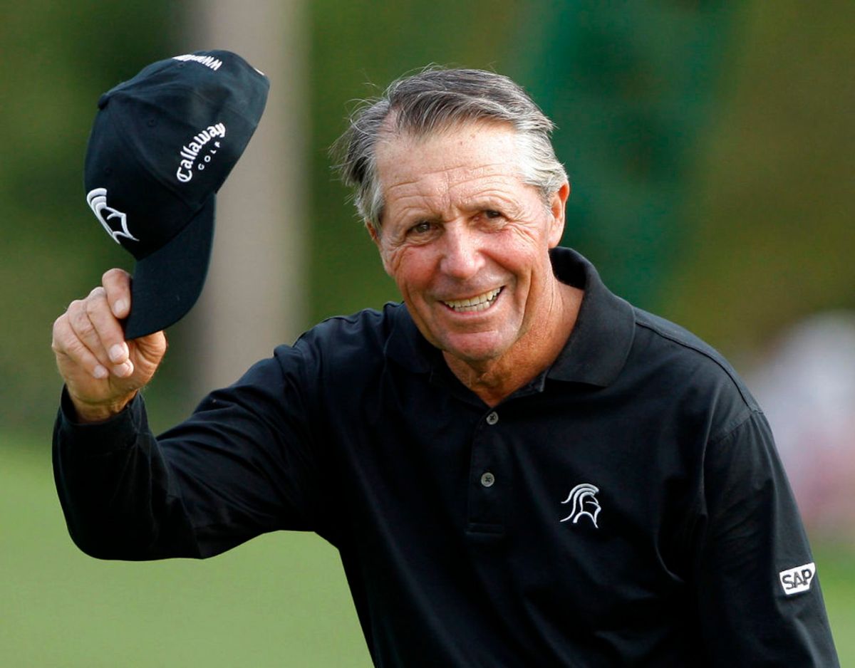 Sydafrikanske Gary Player. Klik videre for flere billeder. Foto: Scanpix/REUTERS/Hans Deryk