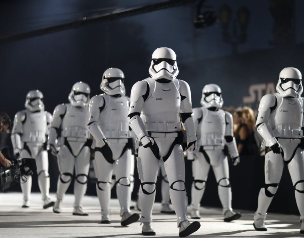 Disney har annonceret, at der er en ny Starwars-film på vej i 2023. Det vides endnu ikke, om de berømte stormtroopers (på billedet) skal være med i filmen. (Arkivfoto) Foto: Mario Anzuoni/Reuters.