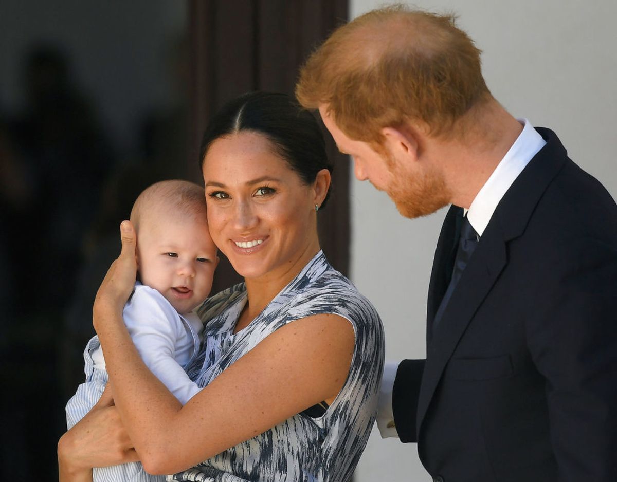 Billedet her er fra den lille families besøg i Sydafrika i september 2019. Foto: Scanpix/REUTERS/Toby Melville/Pool