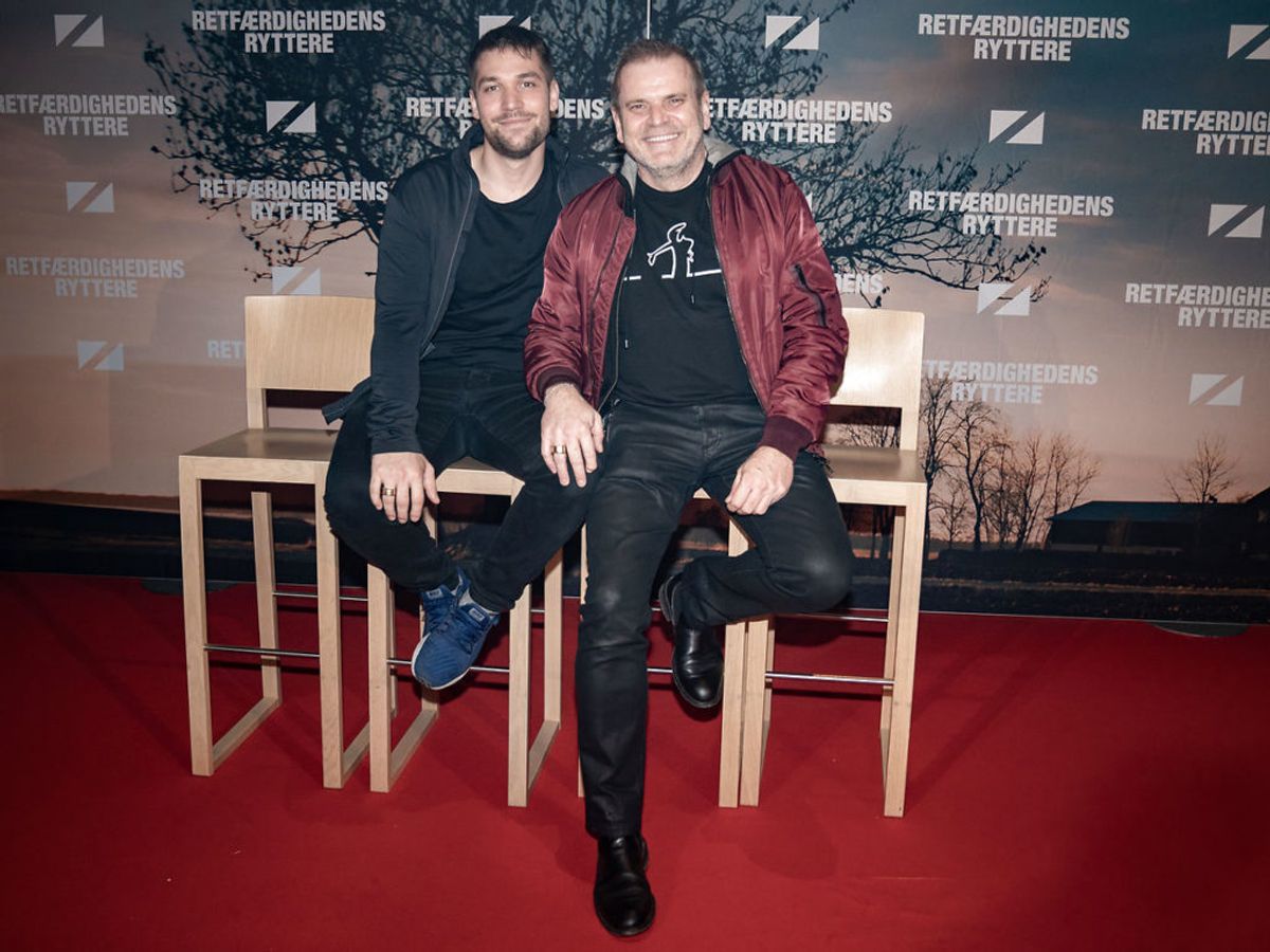 Hans Pilgaard og Jobbe Pilgaard til gallapremieren på komedien “Retfærdighedens ryttere” i Imperial i København onsdag den 18. november 2020. (Foto: Emil Helms/Ritzau Scanpix)