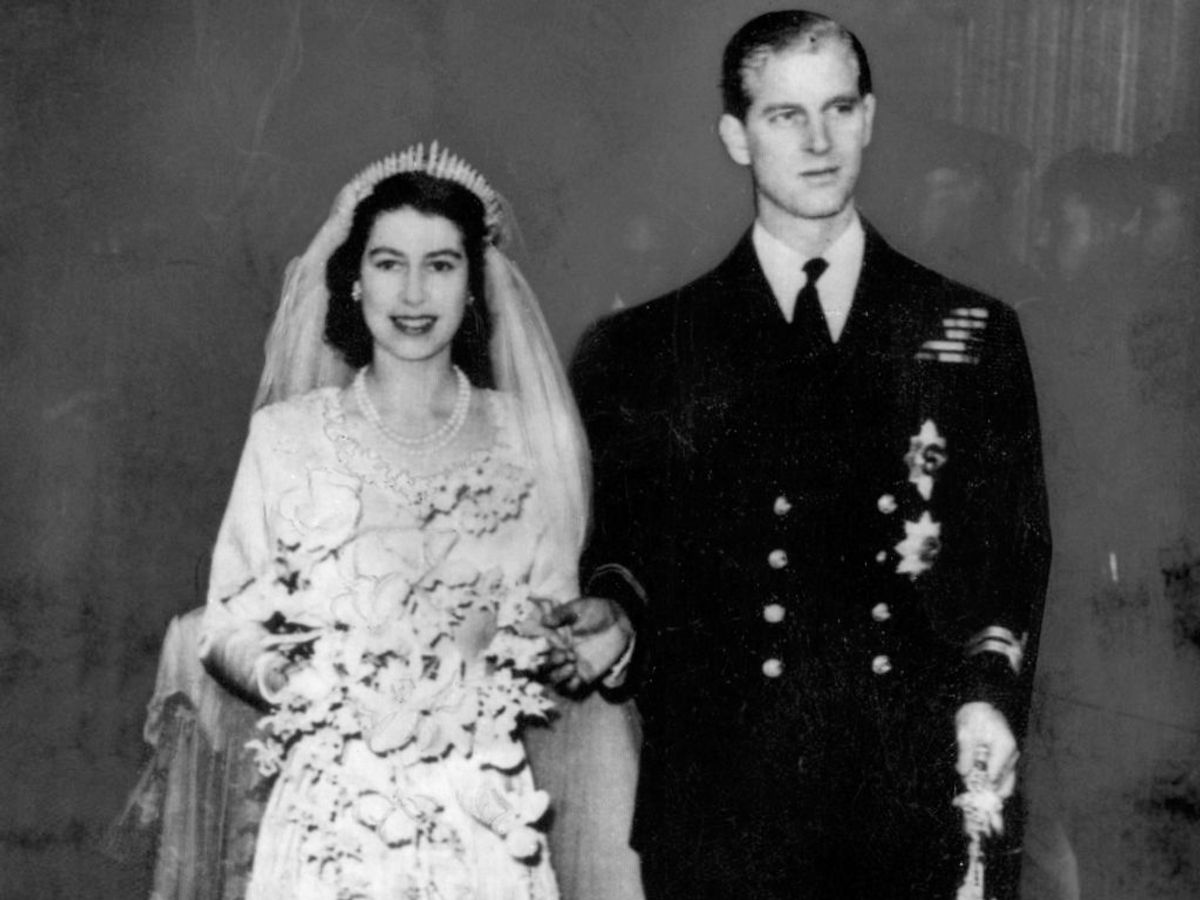 20. november 1947 giftede daværende prinsesse Elizabeth sig med Philip. De har dog kendt hinanden siden barnsben. Foto: Ritzau Scanpix/ Arkiv