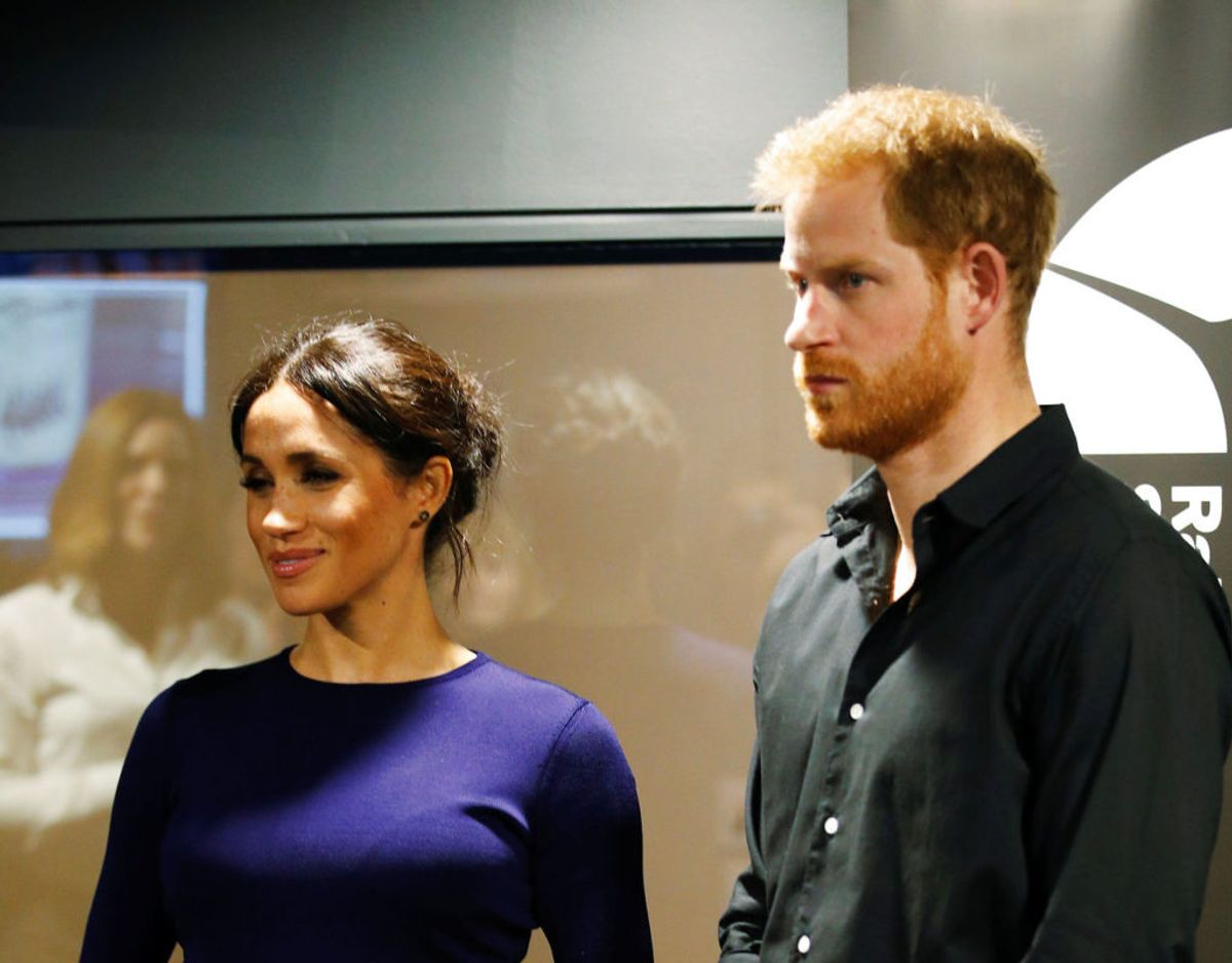 Det er andet år i træk, Harry og Meghan holder jul udenfor Storbritanniens græser. Sidste år tilbragte de højtiden i Canada. Foto: Scanpix/REUTERS/Phil Noble