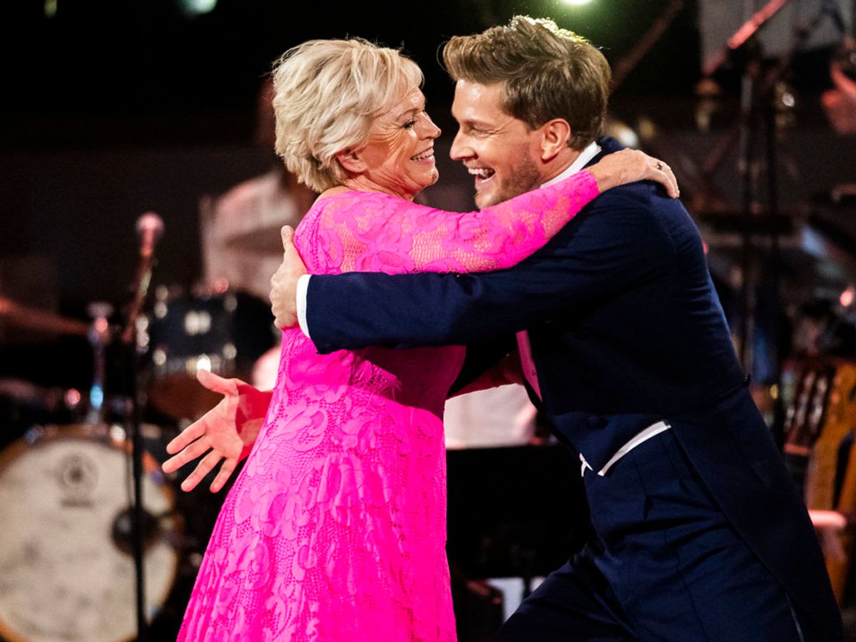 Hilda har givet sin dansepartner et godt råd. (Foto: Martin Sylvest)