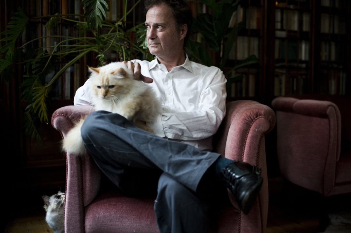 Knud Romer er oprindelig tekstforfatter. I 2006 debuterede han med den roste roman “Den der blinker er bange for døden”. Den 21. oktober fylder han 60 år. (Arkivfoto) – Foto: Mads Joakim Rimer Rasmussen/Ritzau Scanpix.