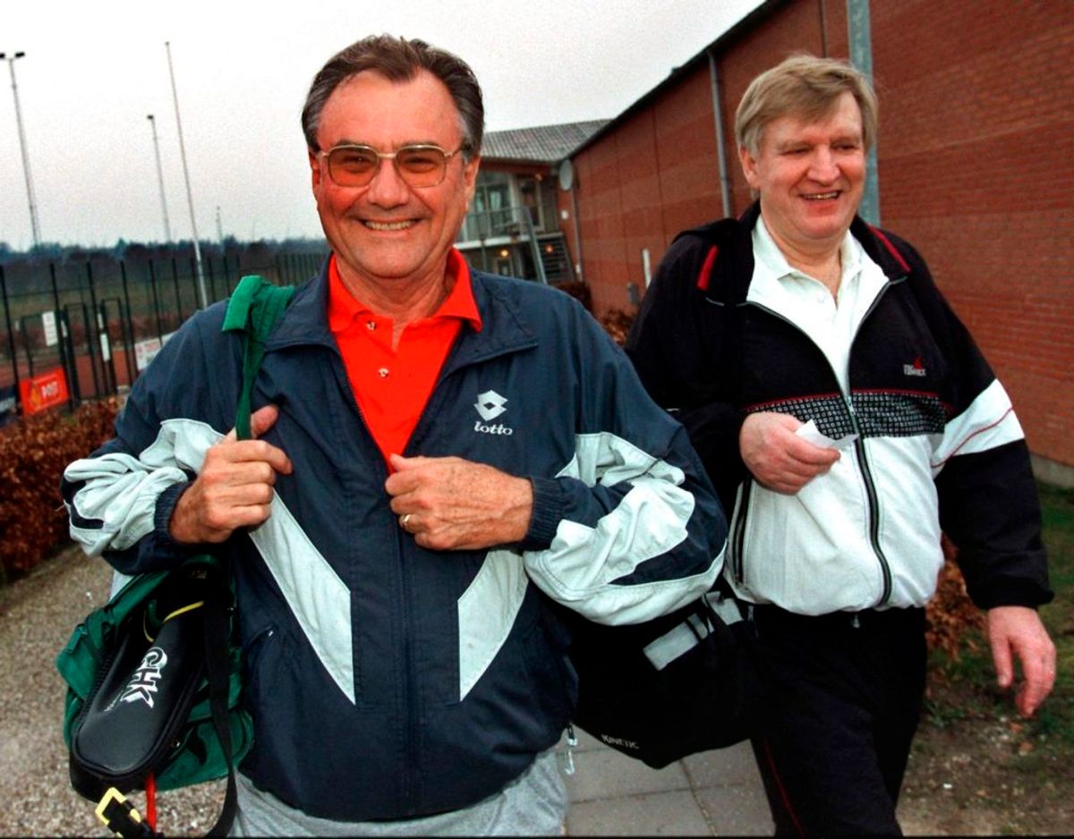 Prins Henrik og Knud Roding var i årtier tennismakkere. Foto: Scanpix