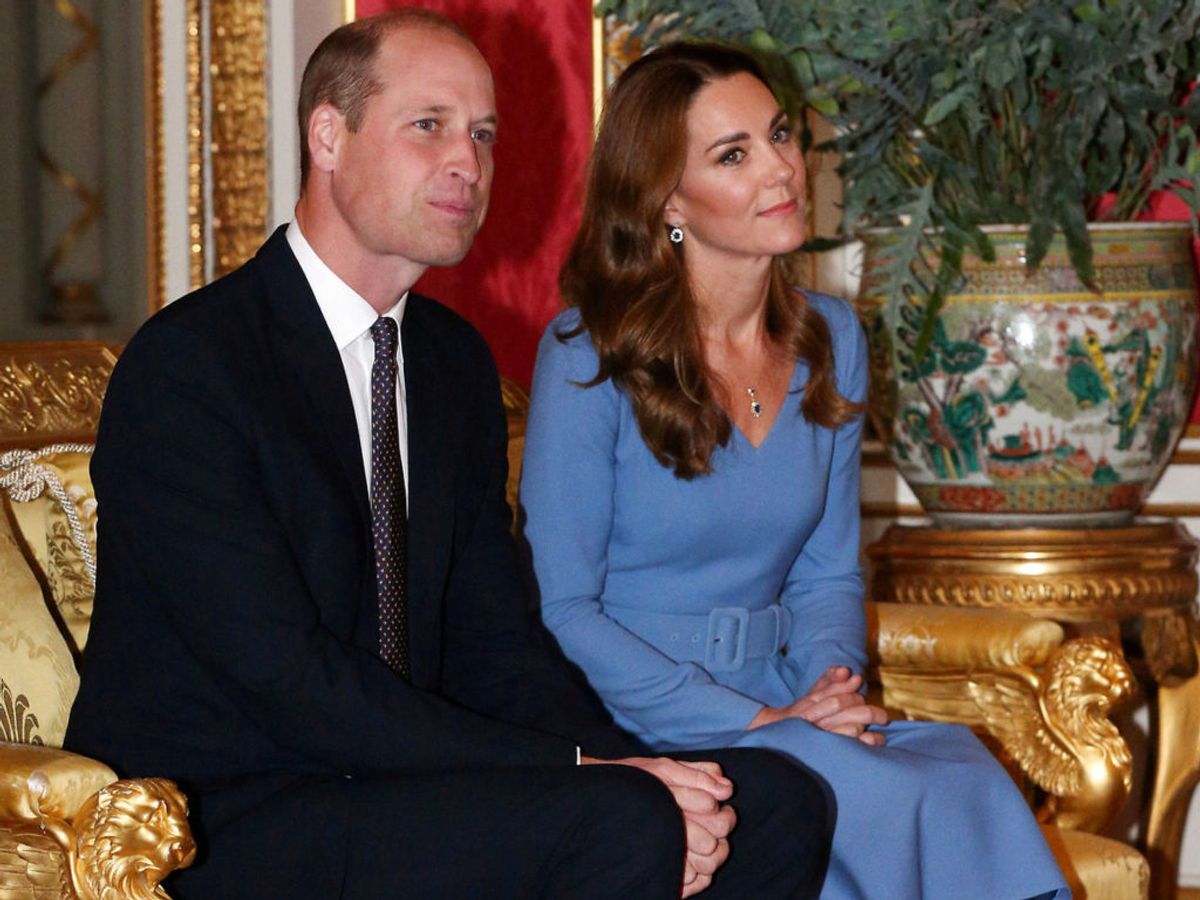 Det var ikke selve audiensen, men hertugindens smykker, der stjal opmærksomheden. Foto: Jonathan Brady/Pool via REUTERS