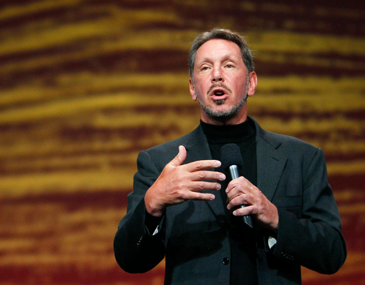 Nr. 5 – Larry Ellison, Direktør i Oracle, er ifølge Forbes 59 milliarder dollar værd. Foto: Scanpix