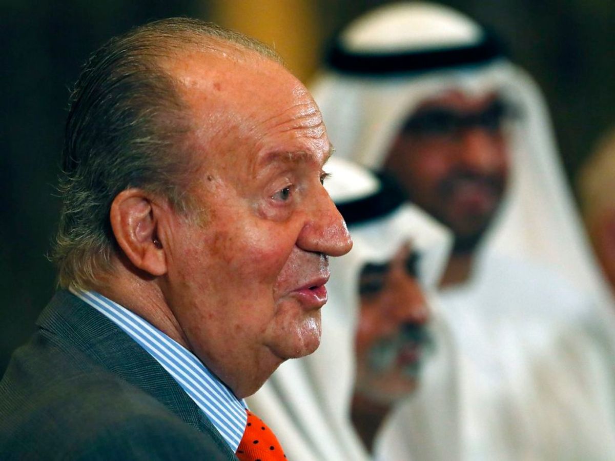 Senest er Juan Carlos blevet beskyldt for at have modtaget et stort millionbeløb af Saudi Arabien som bestikkelse. Foto: Karim SAHIB / AFP