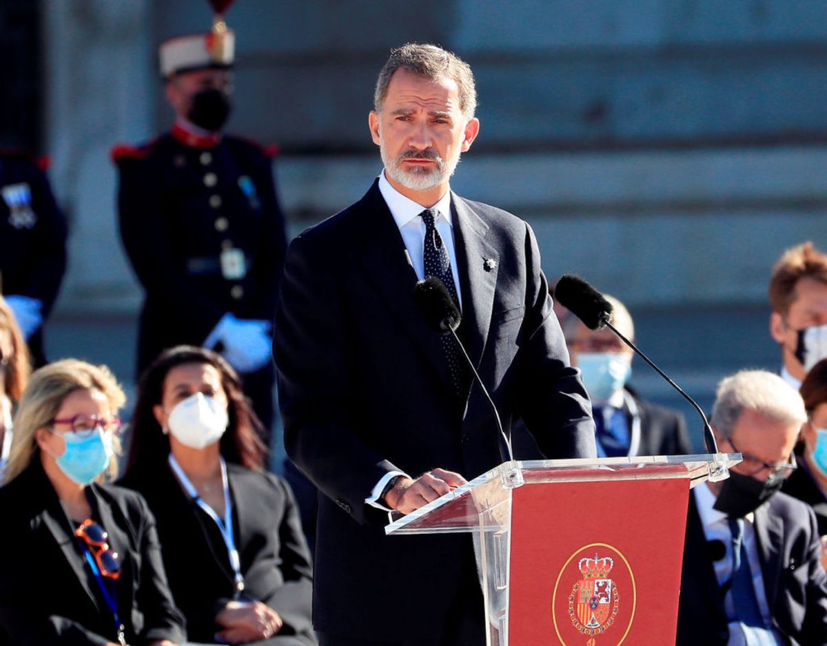 Efter en tid i strid modvind, kan spanske kong Felipe VI nu endelig konstatere, at han og familien nyder stigende popularitet i befolkningen. Klik videre i galleriet for flere billeder. Foto: Scanpix/Fernando Alvarado/Pool via REUTERS