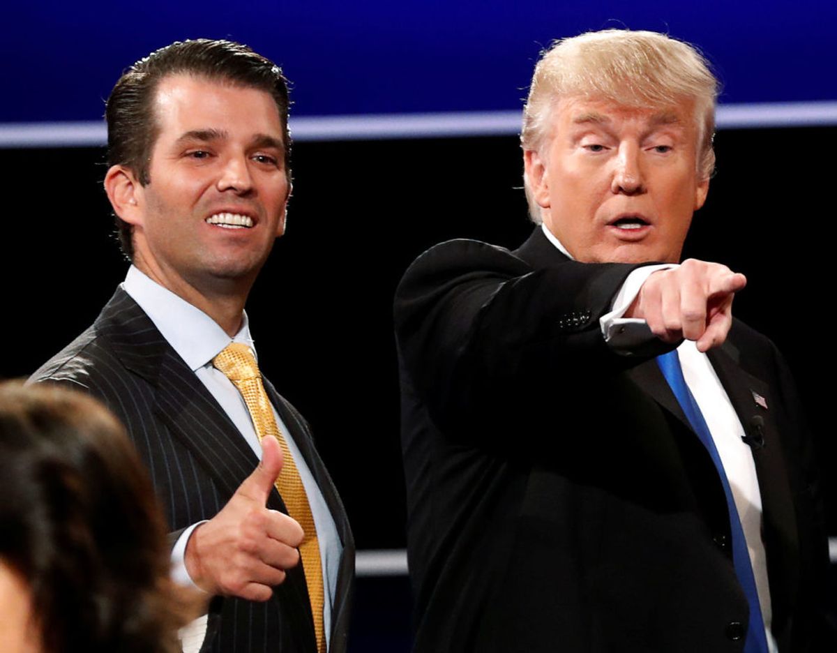Donald Trump Jr. er den ældste søn af USA’s siddende præsident. Klik videre i galleriet for flere billeder. Foto: Scanpix/REUTERS/Mike Segar/File Photo