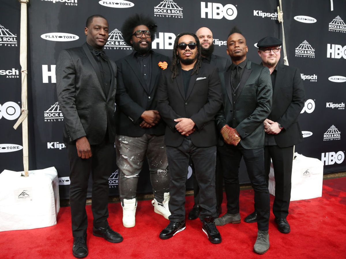 Rapperen Malik B. fra bandet The Roots er død. Han blev 47 år gammel. Foto: REUTERS/Aaron Josefczyk