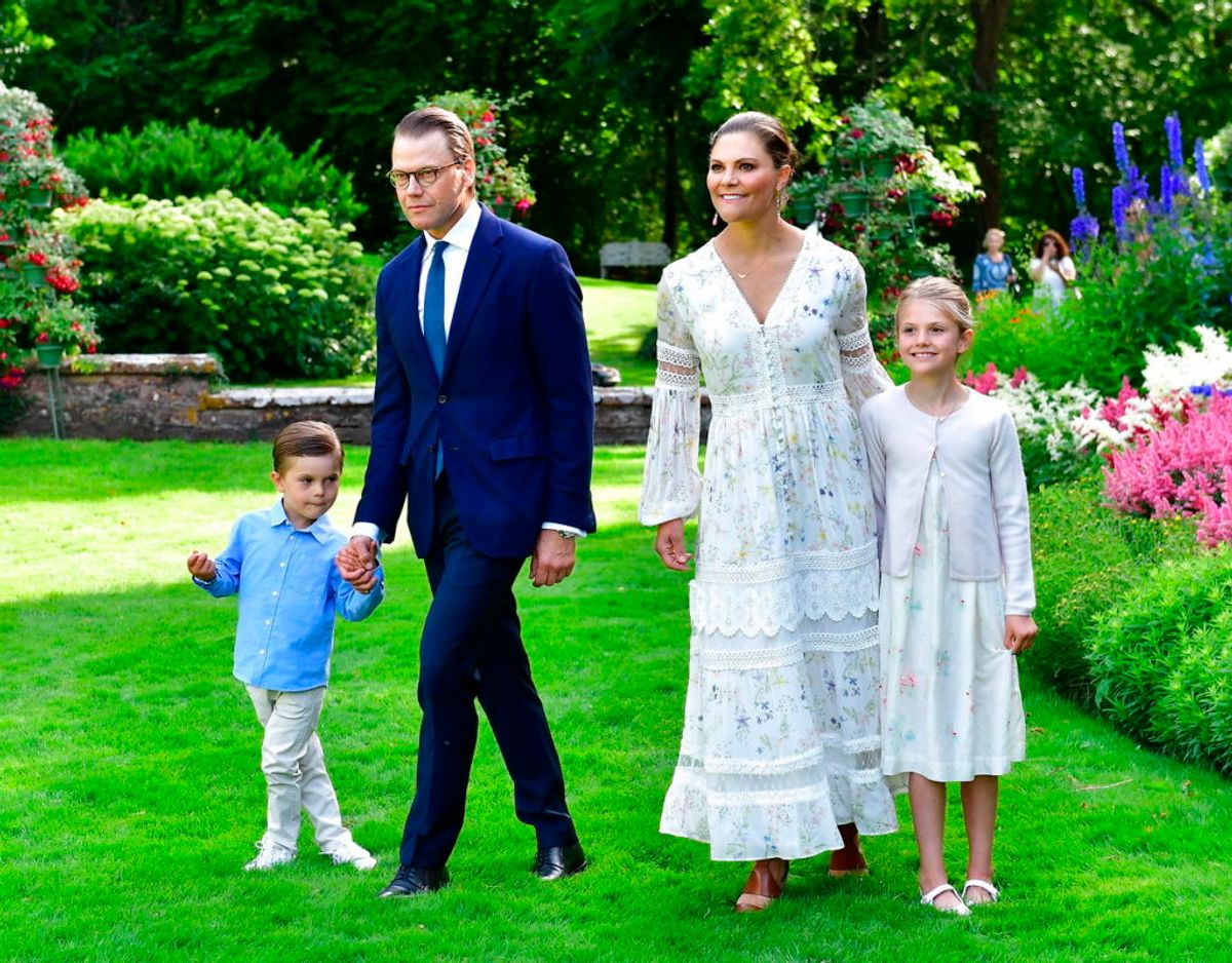 Endnu et foto af familien mens de alle fire stadig var samlet. Klik videre for flere billeder. Foto: Scanpix/Jonas Ekströmer / TT