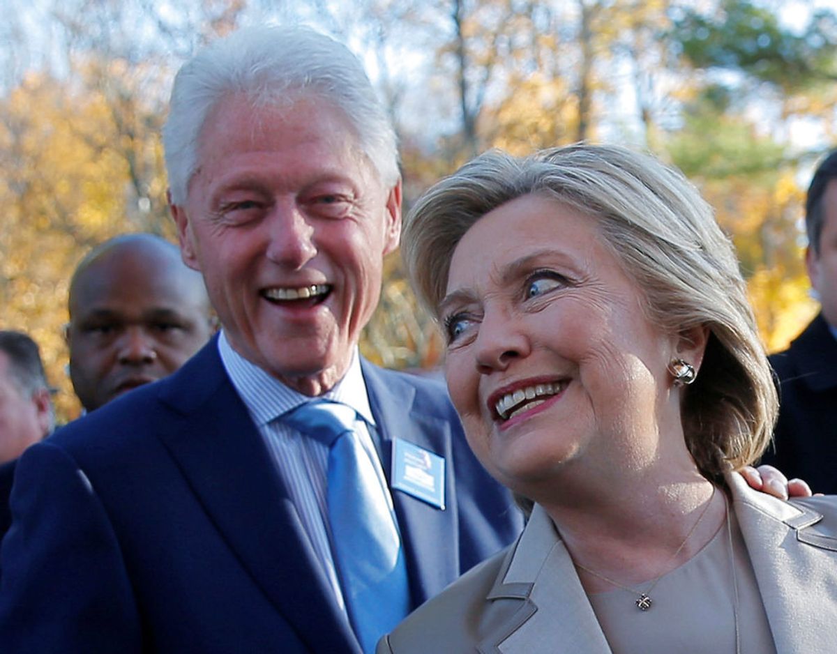 Også Bill og Hillary Clinton er på Harry Walker Agency holdet. Foto: Scanpix/REUTERS/Brian Snyder