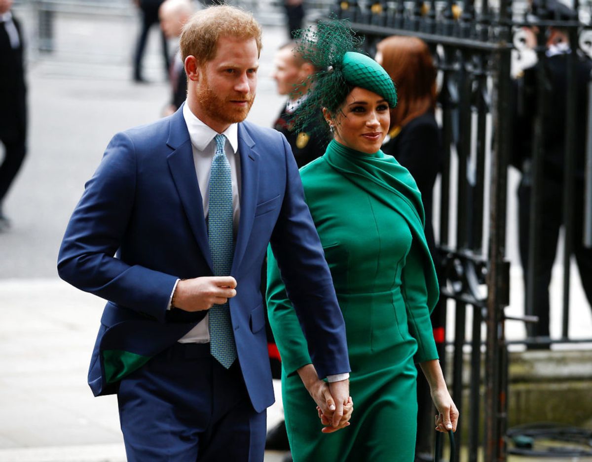 Hertugparret havde deres sidste officielle optræden som royale den 9. marts som gæster ved den årlige Commonwealth gudstjeneste i Westminster Abbey i London. Klikv idere for flere billeder. Foto: Scanpix/REUTERS/Henry Nicholls