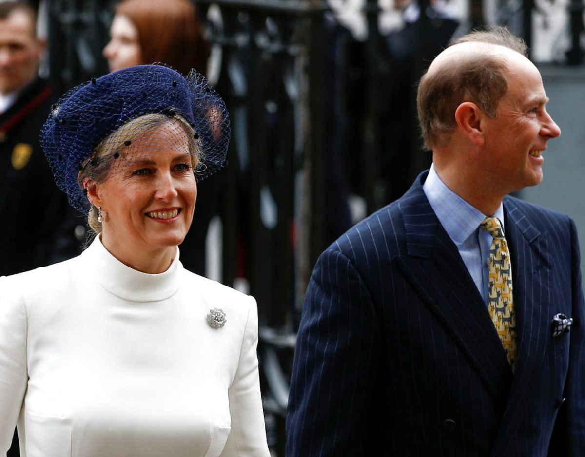 Grevinde Sophie og prins Edward havde kendt hinanden i fem og og boet sammen på Buckingham Palace i seks måneder som forlovede, inden de blev gift. Klik videre for flere billeder. Foto: Scanpix/REUTERS/Henry Nicholls