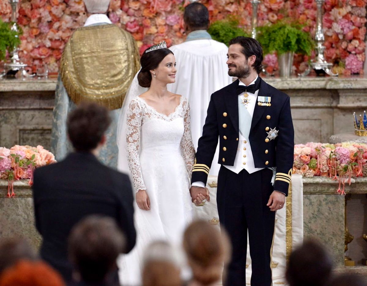 Prins Carl Philip og prinsesse Sofia blev gift i juni 2015 og kan således snart fejre fem års bryllupsdag. Parret har to børn, sønnerne Alexander på fire og Gabriel på to år.REUTERS/Claudio Bresciani/TT News Agency