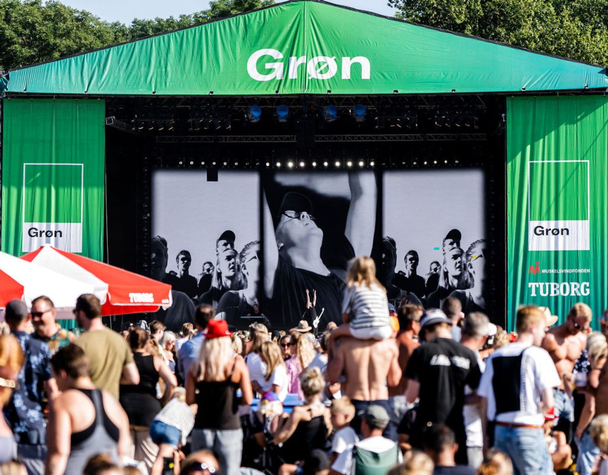 Grøn koncert i 2020 bliver ikke, som folk kender den. Men der bliver spillet livemusik. Foto: Ida Marie Odgaard/Ritzau Scanpix